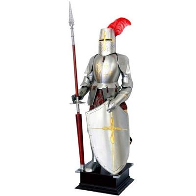 Armure médiévale de chevalier de joute en acier 205 cm Provins