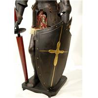 Armure médiévale de chevalier de joute en acier taille réelle 205 cm à porter Henri II