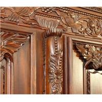 Armoire de mariage normande en bois massif Balleroy