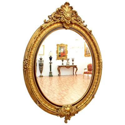 Miroir rococo ovale 150x96 cm Rivau