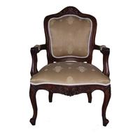 4 fauteuils style Louis XV en acajou