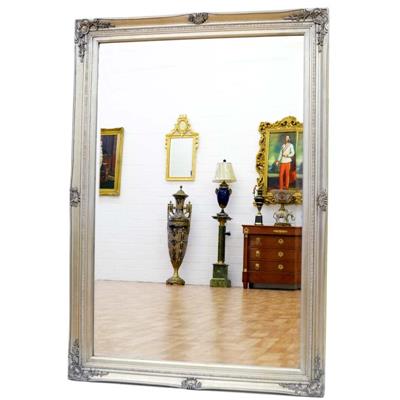 Miroir baroque argenté 104x74 cm Goulaine