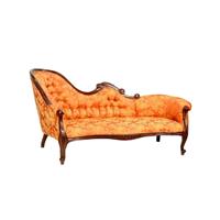 Banquette style baroque en acajou massif Guermantes