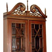 Bureau bibliothèque style victorien en acajou massif Buckden