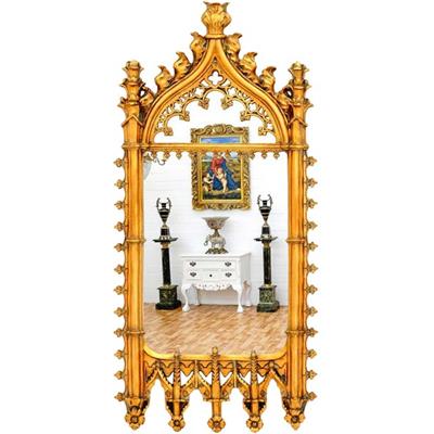 Miroir baroque cathédrale 90x40 cm Nevers