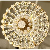 Lustre montgolfière en cristal style Louis XVI Saumur
