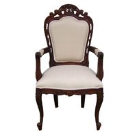 4 fauteuils style Louis XV en acajou