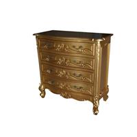 Commode baroque style anglais en acajou massif doré Cuzorn