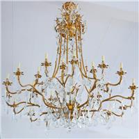 Lustre baroque en cristal