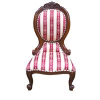 2 chaises style anglais victorien en acajou