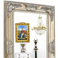Miroir baroque argenté 156x95 cm Chambertin