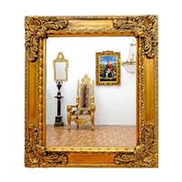 Miroir baroque doré 82x72 cm Rouvres