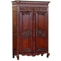 Armoire de mariage normande en bois massif Balleroy