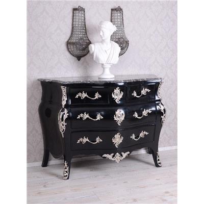 Commode baroque noire