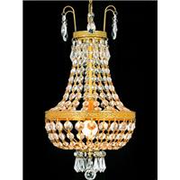 Lustre montgolfière en cristal style Louis XVI Saumur