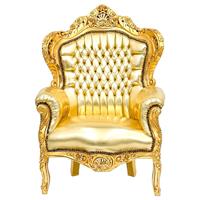 Fauteuil rococo en bois doré royal Stockholm