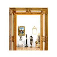Miroir baroque doré 160x98 cm Posanges
